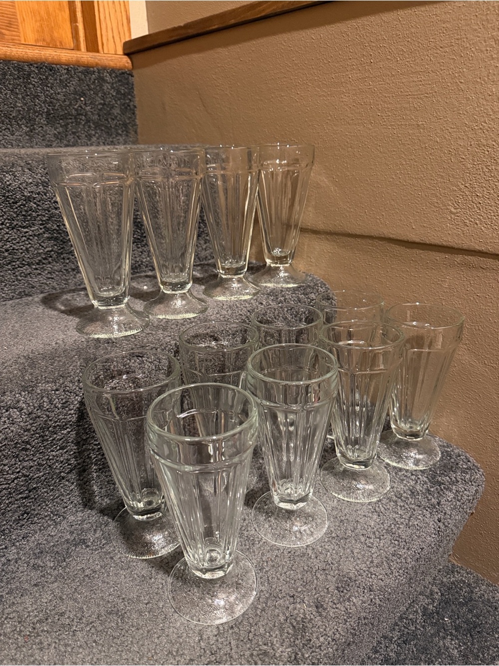 Libbey-Vintage Soda Fountain Glasses-Mid Century Malt/Float Glasses-Set of 12
